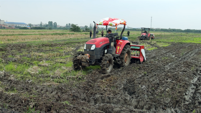 宜城抢晴播种68万亩冬小麦 农机与新技术成“主力”