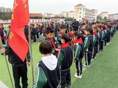 环翠小学举行“强国复兴有我”少先队入队仪式