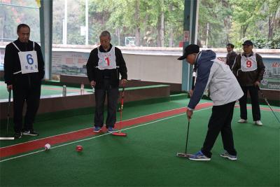 宜城市举办2025年秋季中老年门球赛