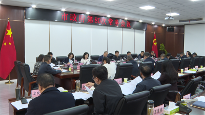 王迪主持召开宜城市政府第80次常务会议 