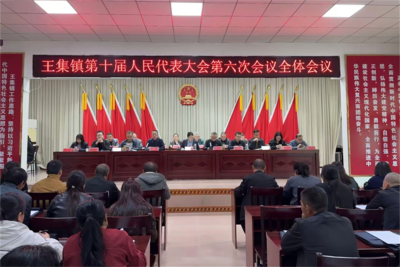 王集镇第十届人民代表大会第六次会议召开