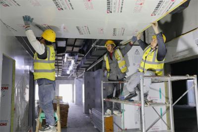 宜城市中医医院病房医技综合楼项目建设顺利推进中