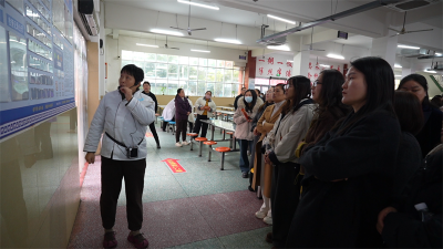 宜城二中举办食堂开放日 共筑舌尖安全防线