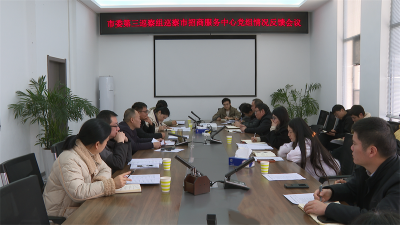 宜城市委第三巡察组向市招商服务中心党组反馈巡察情况