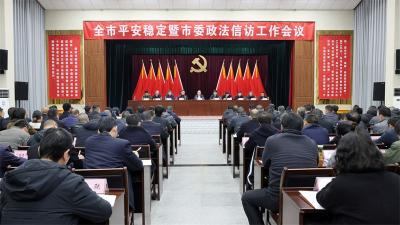 武义泉：守牢平安稳定底线 建设更高水平平安宜城、法治宜城