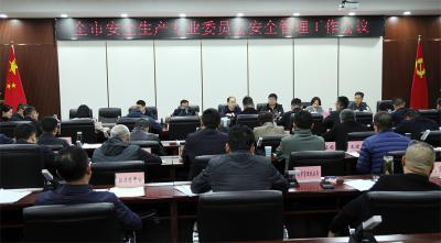 武义泉在市安全生产专业委员会安全管理工作会议上指出：全面复盘找短板 靶向施策筑防线