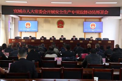 宜城市人大常委会部署安全生产专项监督工作