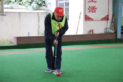 宜城市举办2026年春季老年门球赛