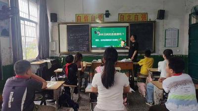 阳光心理伴成长 健康人生向未来——菜园村小学开展心理健康主题班会活动