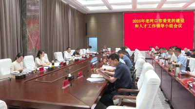 市委党的建设和人才工作领导小组会议召开