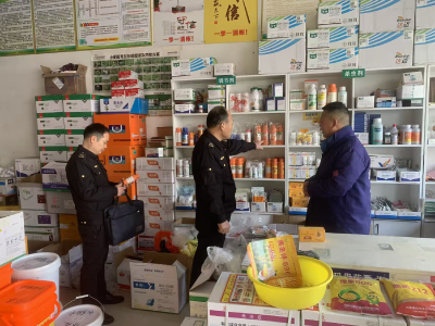 市农业综合执法大队筑牢春节期间农资安全防线