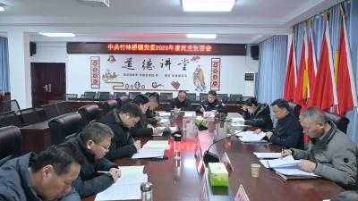 市领导参加竹林桥镇党委2025年度民主生活会 