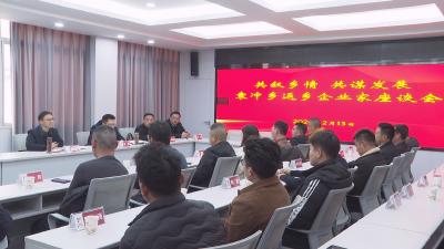 袁冲乡举办返乡企业家座谈会 