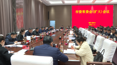 市委常委会（扩大）会议召开 