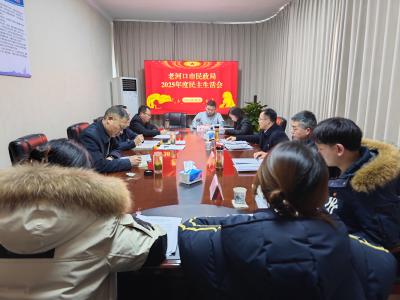 市领导参加指导市民政局党组2025年度民主生活会