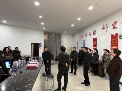 酂阳街道走访基层干部职工并调研辖区工业企业复工复产情况