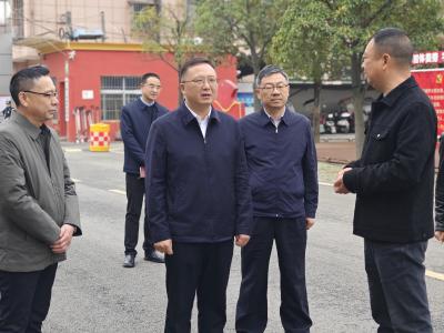 郭章新到仙人渡镇调研