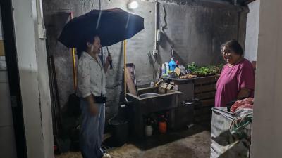 高潮社区为居民撑起“防汛排涝安全伞”