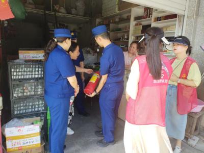 酂阳街道集中开展“九小场所”消防安全隐患排查整治活动 