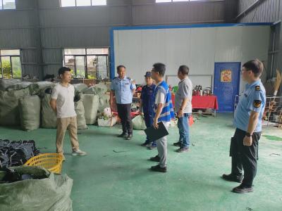 酂阳街道开展制鞋企业安全生产联合检查