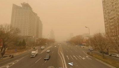 今年以来最强沙尘来袭湖北 预计25日空气质量将好转
