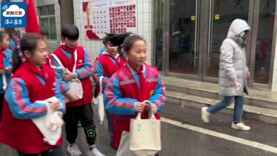 大庆路小学：制作环保袋 绿色传递爱