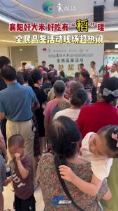 襄阳好大米 好吃有“稻”理！全民品鉴活动现场超热闹。