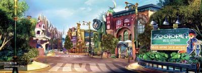 全球首个“疯狂动物城”主题园区将亮相上海迪士尼