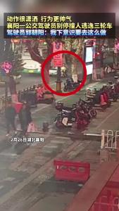 襄阳一驾驶员见义勇为 路人“太潇洒了”