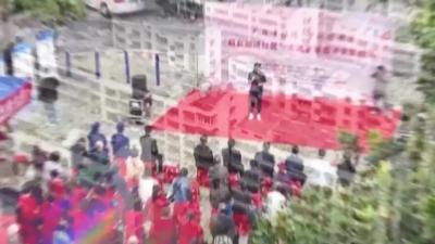 【快乐社区行】 洪家沟社区：表彰优秀党员     凝聚奋进力量