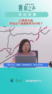 讲法说理｜以离婚为由净身出户逃避债务可行吗？