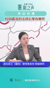 讲法说理｜校园霸凌的法律后果