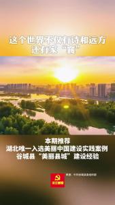 美丽襄景｜全省唯一！襄阳一地获全国荣誉