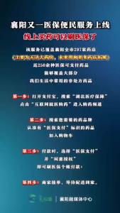 襄阳又一医保便民服务上线