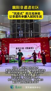 襄阳非遗进社区
