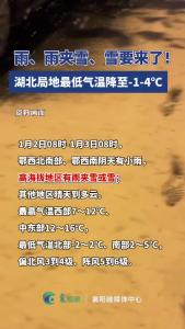 雨、雨夹雪、雪要来了！