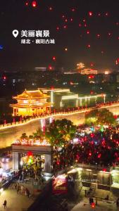 美丽襄景 | 独属于襄阳的美景：孔明灯轻曳于汉水之上