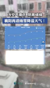 襄阳再迎雨雪降温天气！