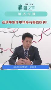 讲法说理｜在刑事案件中律师有哪些权利？