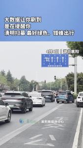 大数据让你刷到，是在提醒你，清明扫墓 最好绿色、错峰出行！