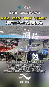 熊银匠、霸王醉、牛肉面“申请出战”！襄阳三家企业闪耀消博会