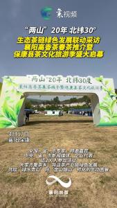 “两山”20年  北纬30度 ，生态茶链绿色发展联动采访襄阳高香茶春茶推介暨保康县茶文化旅游季盛大启幕