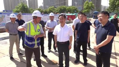 市领导调研城建项目建设情况并检查节日工地安全生产工作