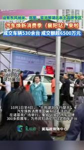 汽车焕新消费季首站活动在襄举办 成交额超6500万元