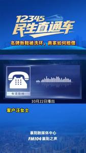 12345民生直通车｜名牌新鞋被洗坏，商家如何赔偿？