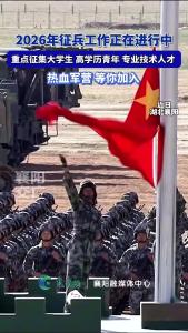 2026年征兵工作正在进行中