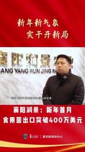  【新年新气象  实干开新局】襄阳润景农业：新年首月，出口订单突破400万美元