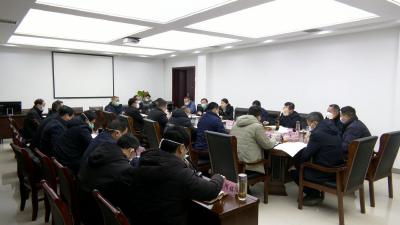 视频︱陈丹主持召开重点项目进展情况汇报会