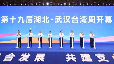 深化鄂台合作交流 共谱融合发展新篇 第十九届湖北·武汉台湾周在汉开幕 张平王忠林李殿勋赵世通曾永权等出席