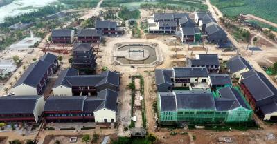 奋力项目建设年 推进四大攻坚行动丨黄梅（长江）文化旅游度假区项目建设正酣